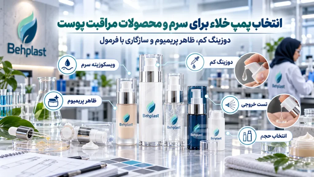 انتخاب پمپ خلاء برای سرم و محصولات مراقبت پوست