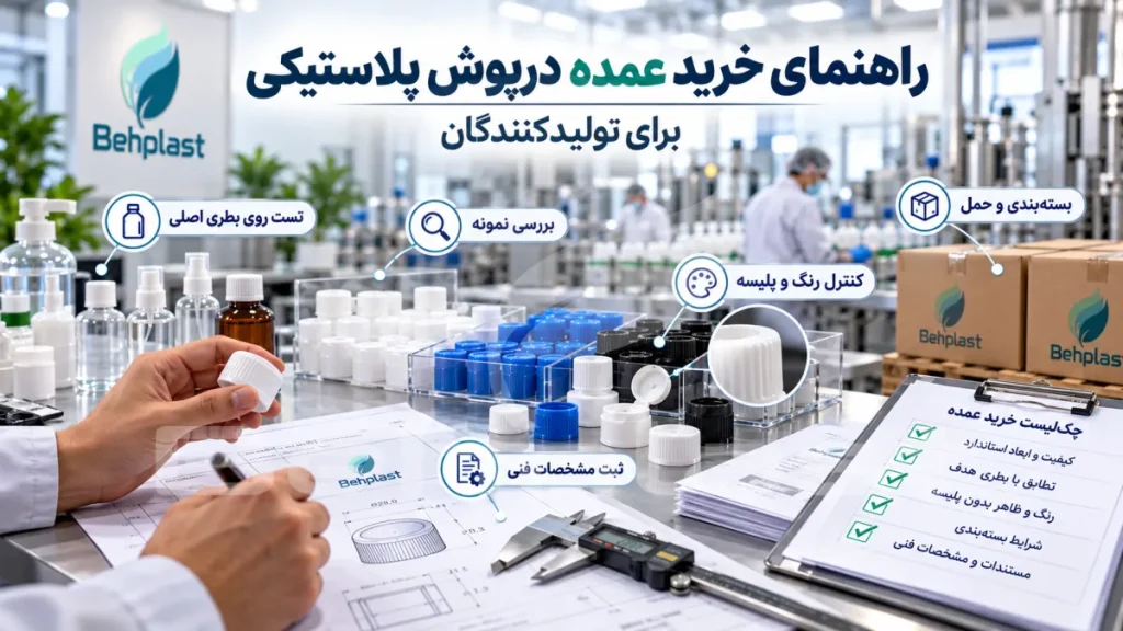 راهنمای خرید عمده درپوش پلاستیکی برای تولیدکنندگان