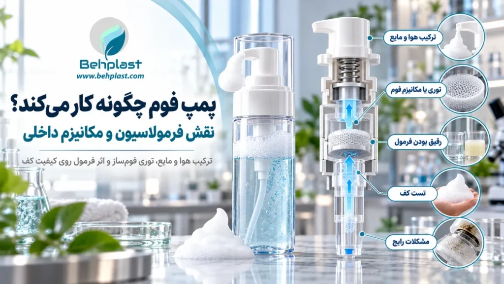پمپ فوم چگونه کار میکند؟ نقش فرمولاسیون و مکانیزم داخلی