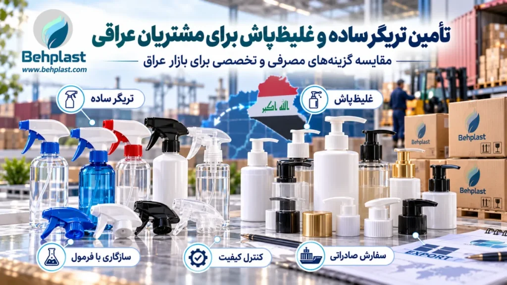 تامین تریگر ساده و غلیظ‌پاش برای مشتریان عراقی