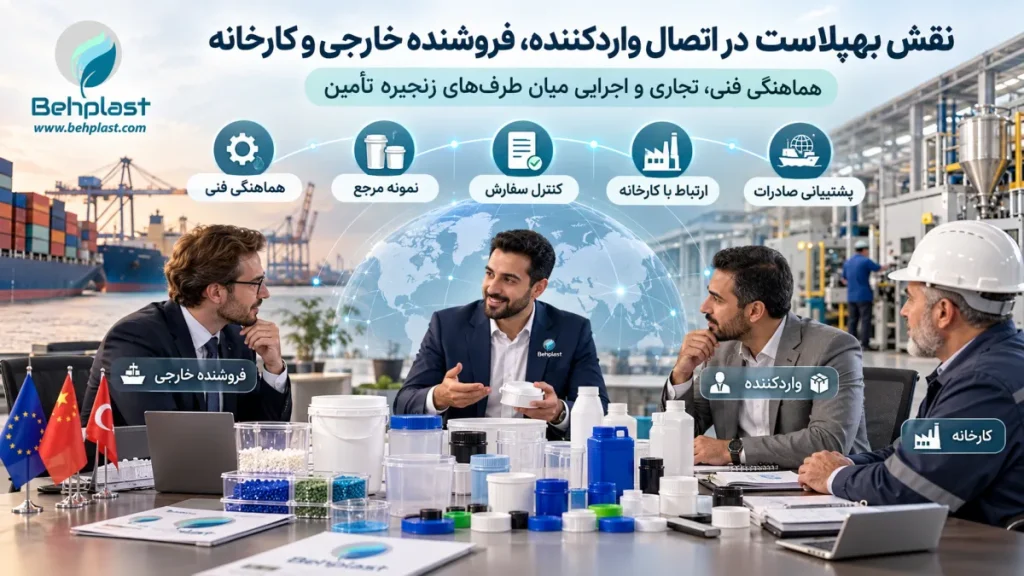 تأمین عمده قطعات بسته‌بندی؛ نشست همکاری بهپلاست با واردکنندگان و کارخانه‌ها